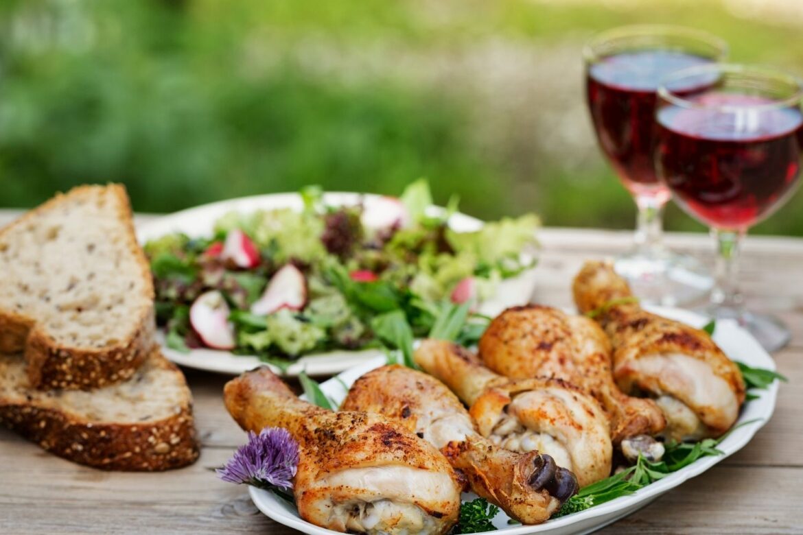 Viande blanche et vin